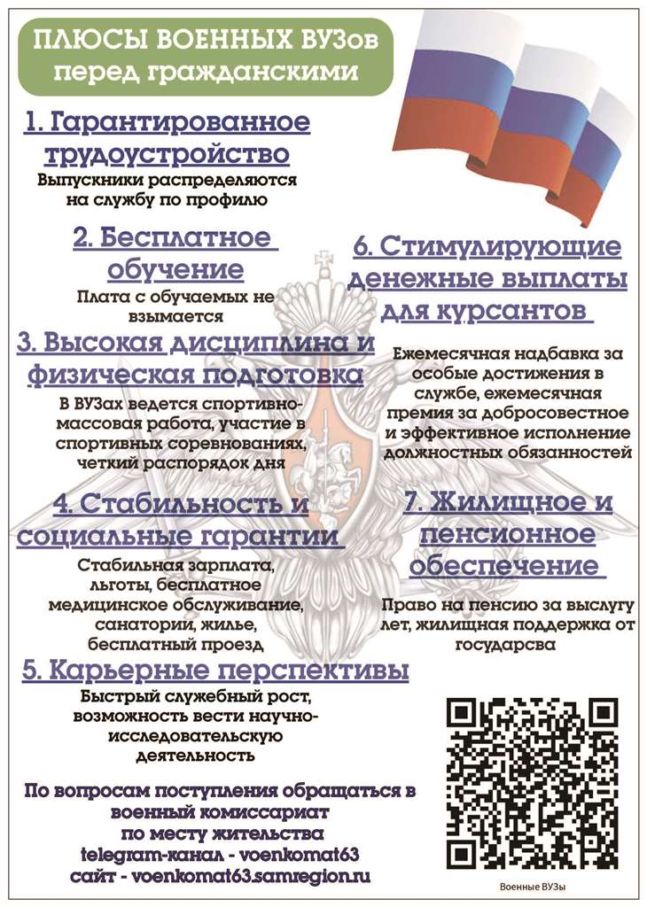 ВОЕННЫЙ ВУЗ-ТВОЙ ПУТЬ К УСПЕХУ!